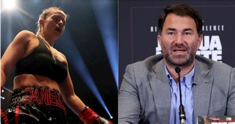 daniella hemsley flasg|Daniella Hemsley hits back at Eddie Hearn after flashing boobs ...